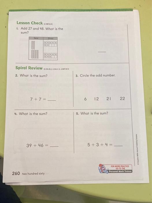 Practice homework helper lesson 5 picture