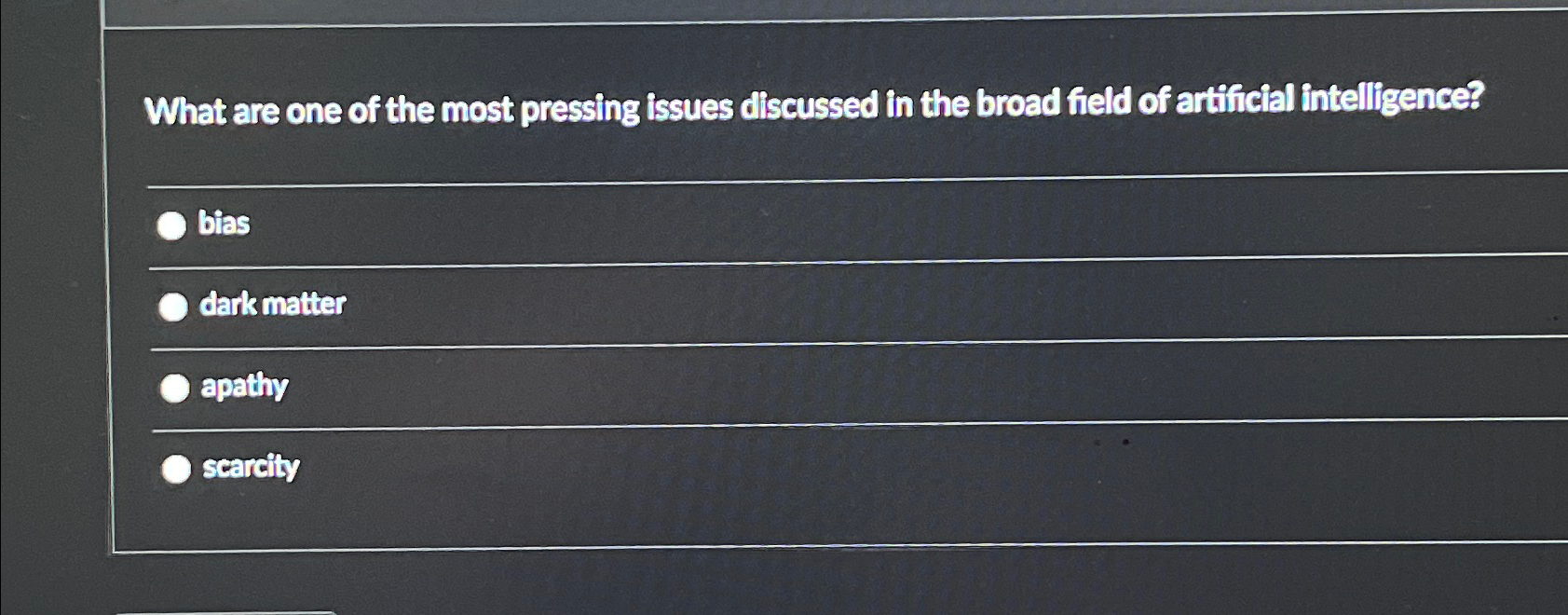 Solved What are one of the most pressing issues discussed in | Chegg.com
