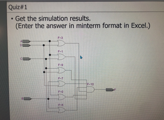 Solved Quiz#1 • Get the simulation results. (Enter the | Chegg.com