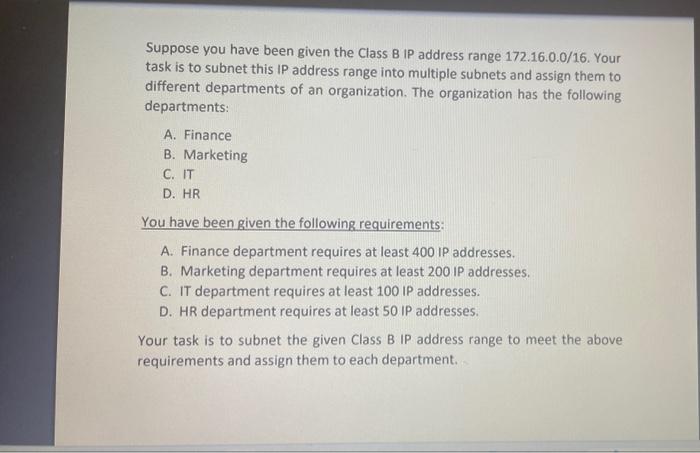 class b ip address range