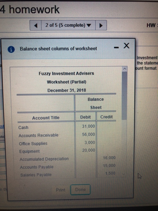 Solved Close Dividends. Review the Balance Sheet columns of