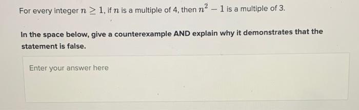every no is a multiple of 1