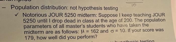 a hypothesis which defines the population distribution is called mcq