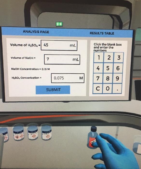 Solved Fill the burette with the correct standard solution,