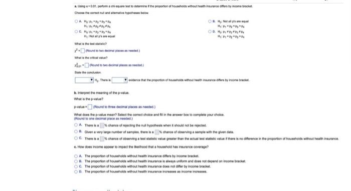 Solved A researcher would like to determine if the | Chegg.com