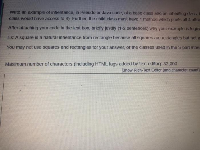 Solved 23. For the following questions write algorithms in | Chegg.com
