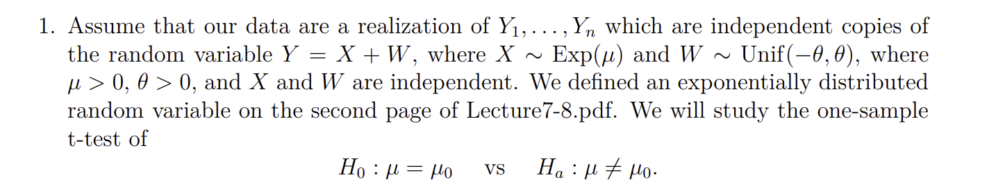 Solved Show that E(Y )= µ ﻿And var(Y) = µ^2 + (theta^2)/3 | Chegg.com