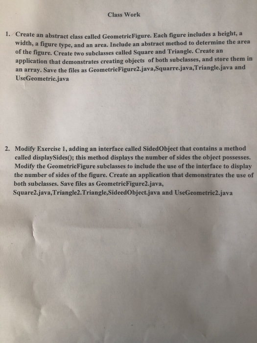 Solved Please help with this Java assignment and I have | Chegg.com