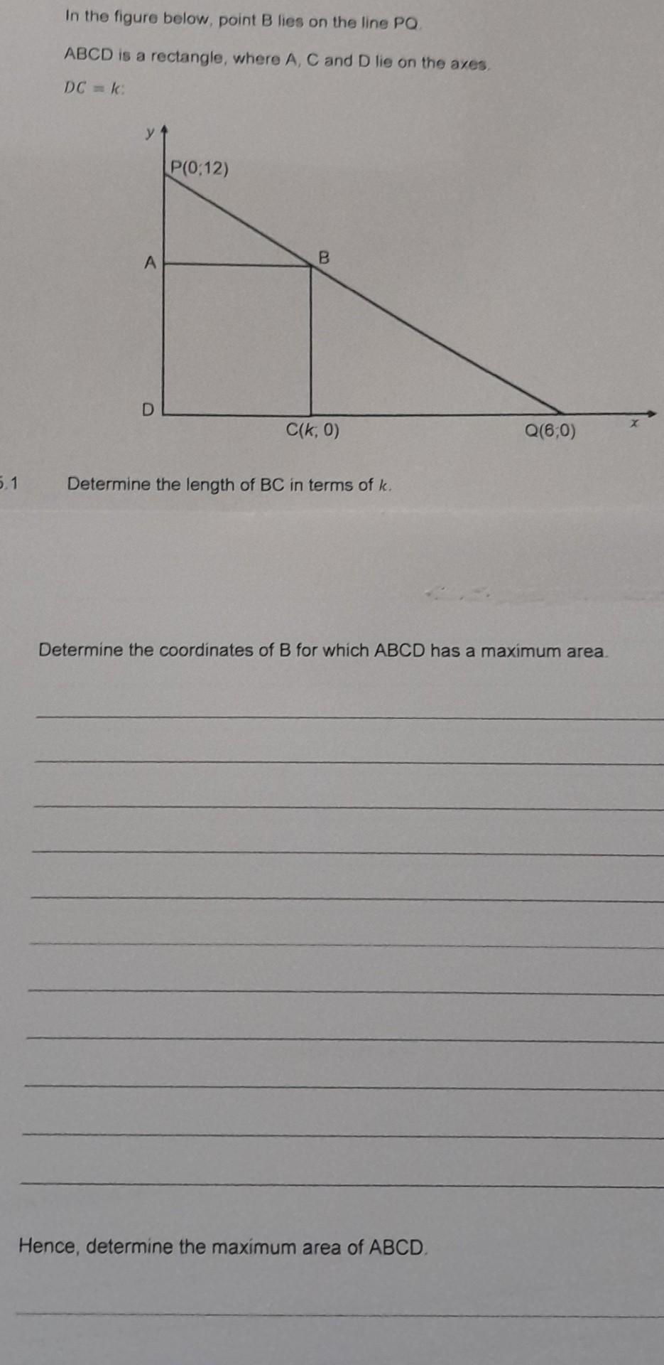 Solved In The Figure Below, Point B Lies On The Line PQ ABCD | Chegg.com