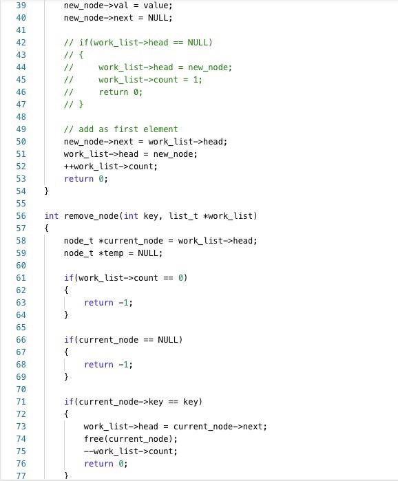 Solved OWN 4 8 9 seminar_lists.c 1 #include // 2 #include | Chegg.com