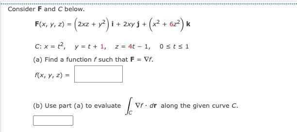 Solved Consider F and C below. | Chegg.com