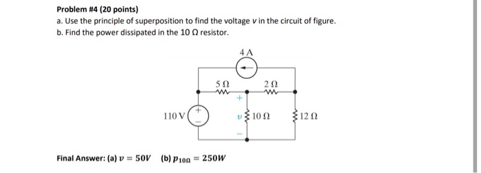 Solved Problem #4 (20 Points) A. Use The Principle Of | Chegg.com