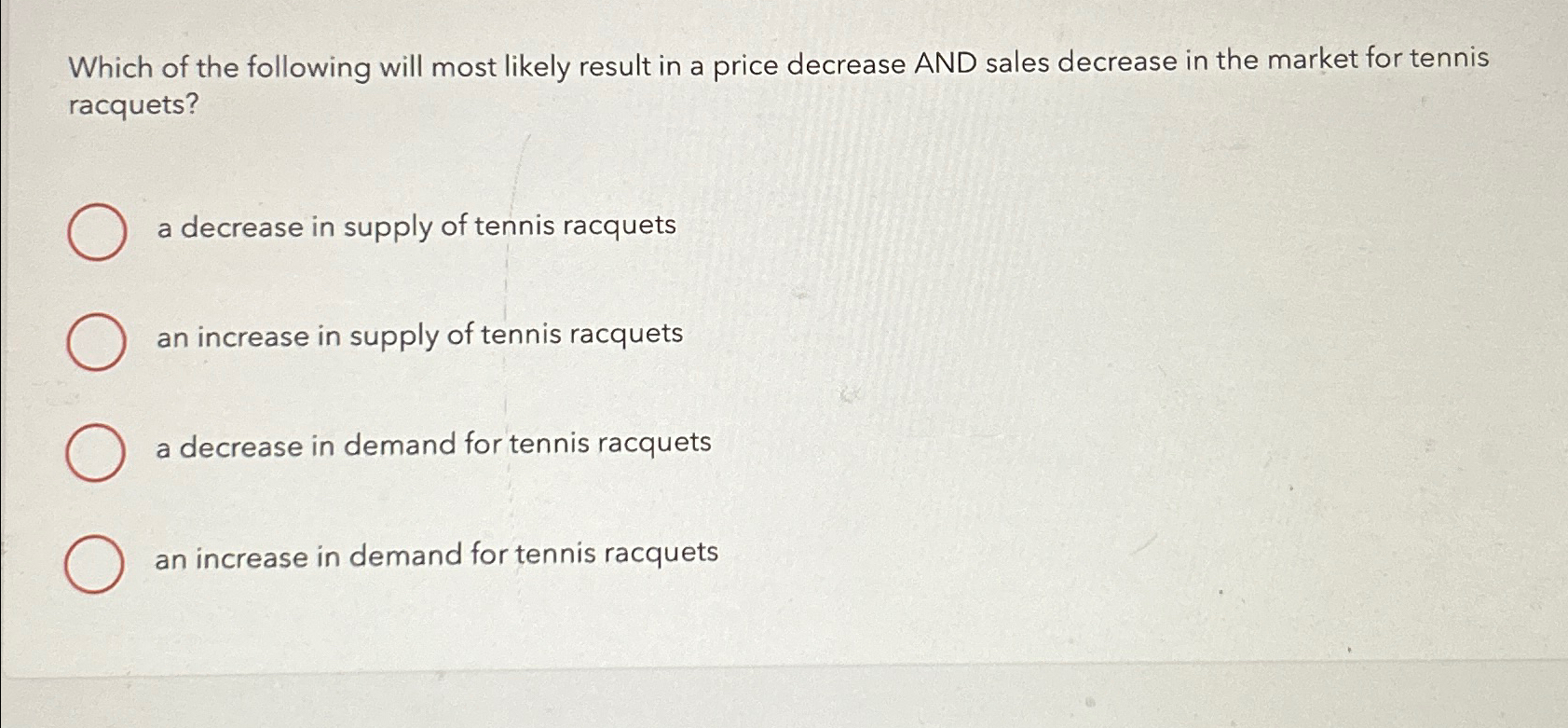 Solved Which of the following will most likely result in a | Chegg.com