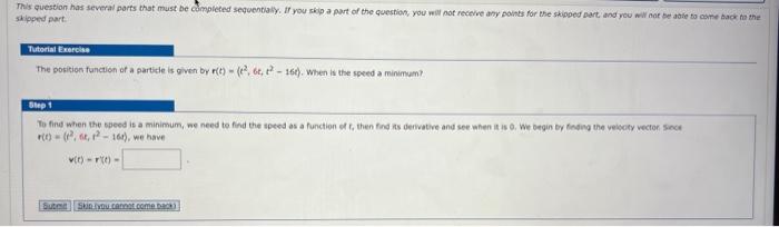 Solved The position function of a particle is given by | Chegg.com