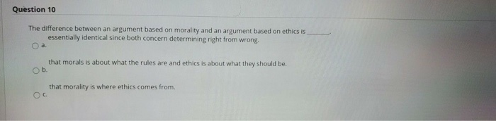 Solved Question 7 Recent studies on ethical principles and | Chegg.com