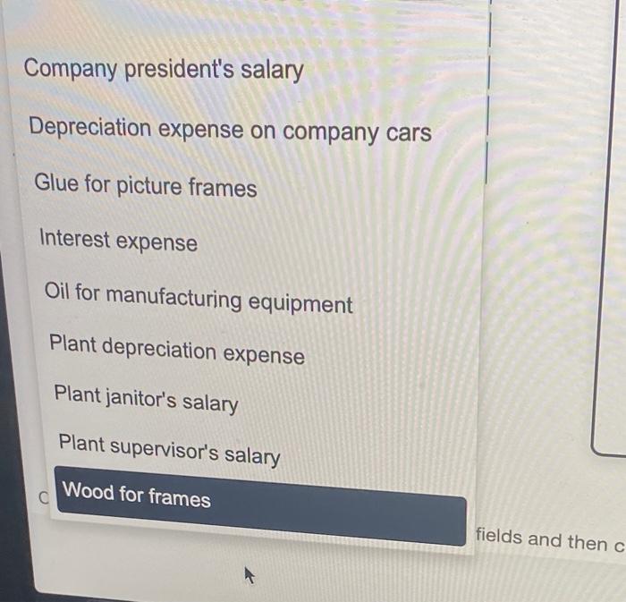 Solved Fab Frames manufactures picture frames. Suppose the