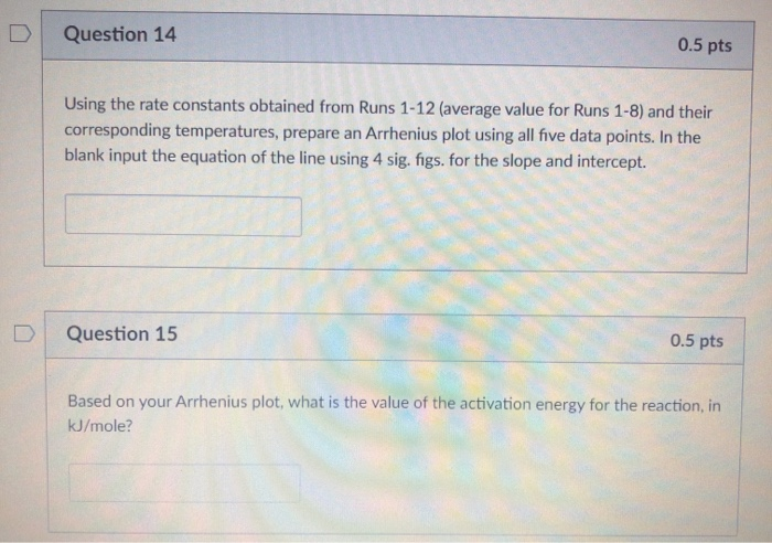 Part 1 Use Data Table 1 to answer the next four | Chegg.com