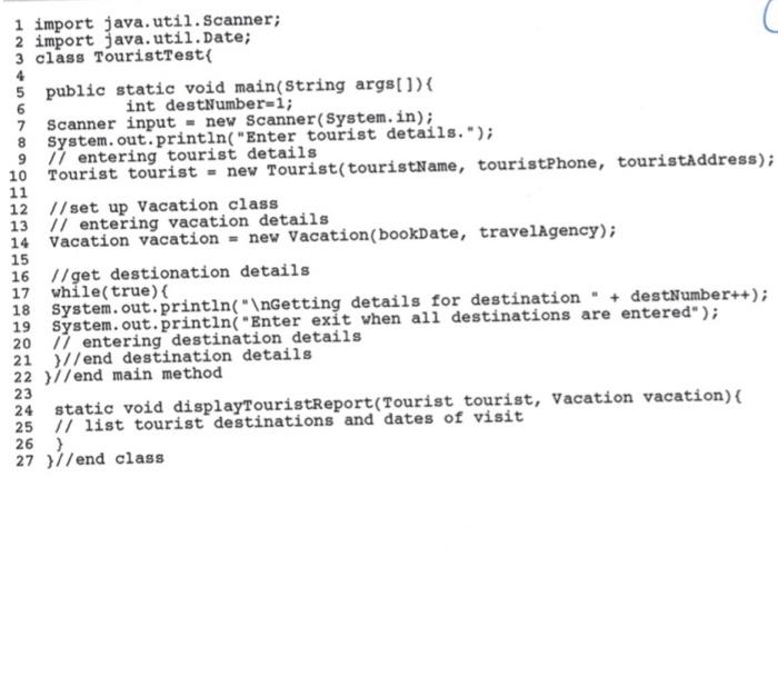 Solved JAVA (Eclipse) - Using the following templates, | Chegg.com