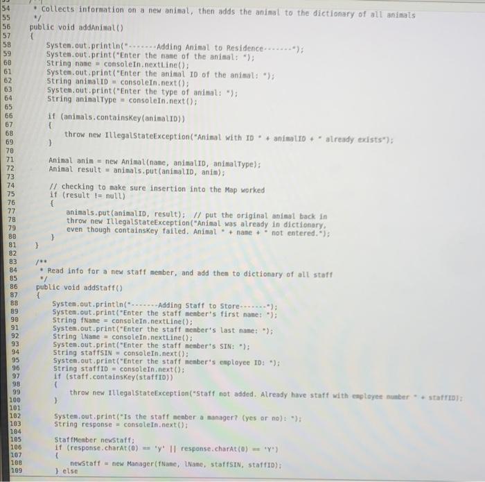 Solved Task Recall the PetStoresystem class from Assignment | Chegg.com