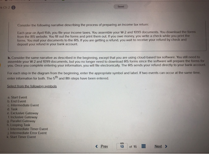 Solved a. Assemble W2 and 1099 Forms b. Download IRS forms