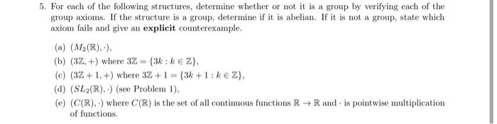 Solved 5. For each of the following structures, determine | Chegg.com