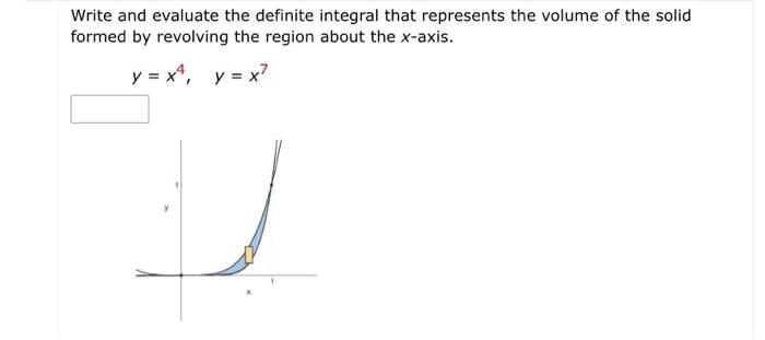 Solved Write and evaluate the definite integral that | Chegg.com