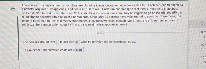 Solved The Officers Of A High School Senior Class Are | Chegg.com