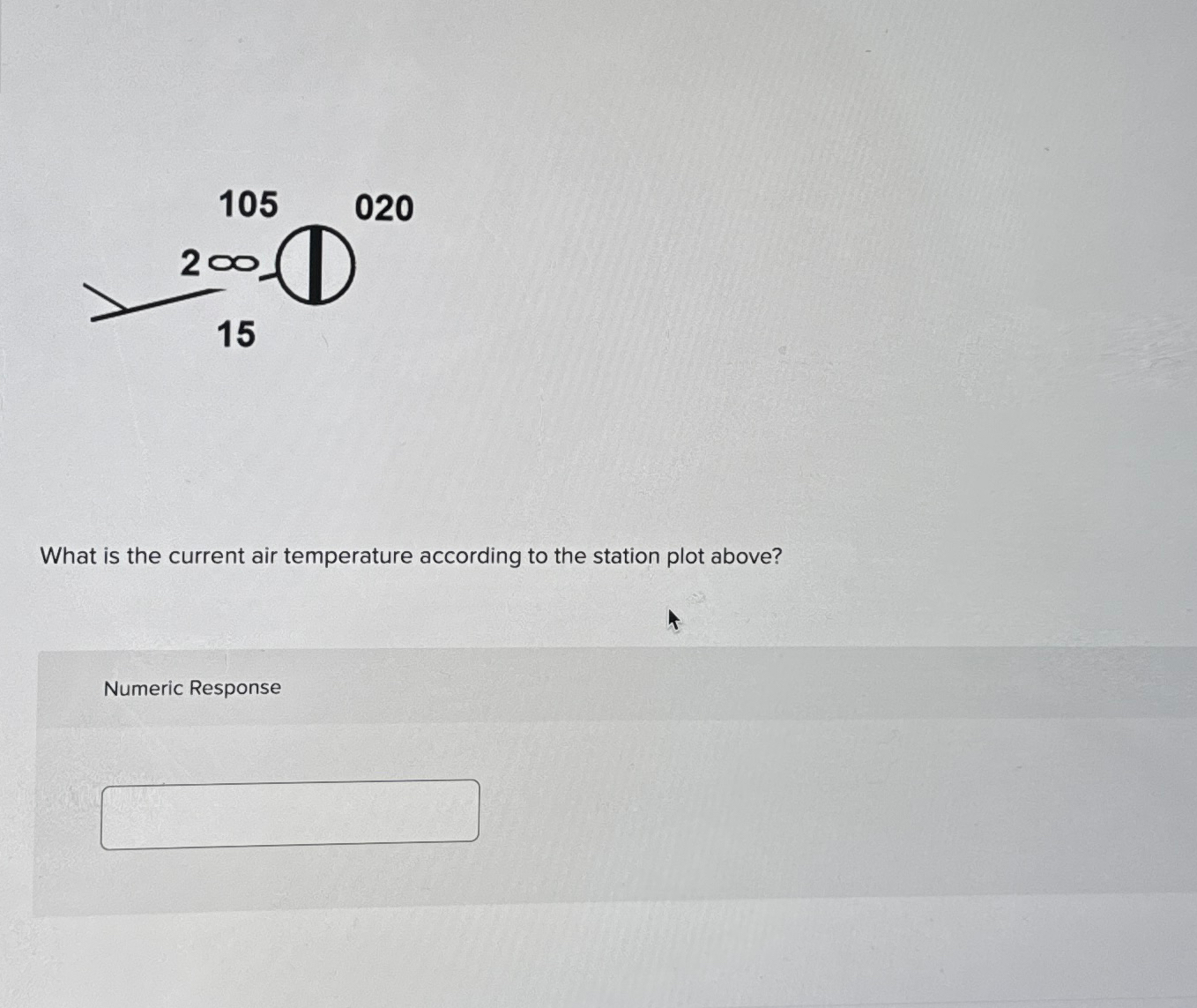 Solved What is the current air temperature according to the | Chegg.com