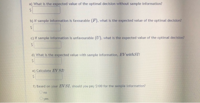 Solved Answer the following questions using the information | Chegg.com