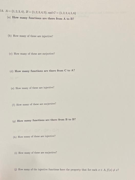 Solved A={1,2,3,4},B={1,2,3,4,5}, And C={1,2,3,4,5,6} (a) | Chegg.com