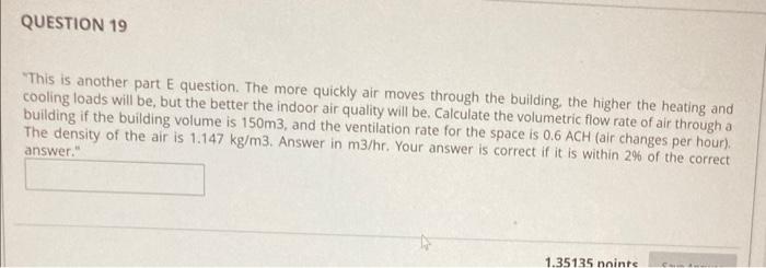 Solved QUESTION 18 This is another part E question. Fans are | Chegg.com