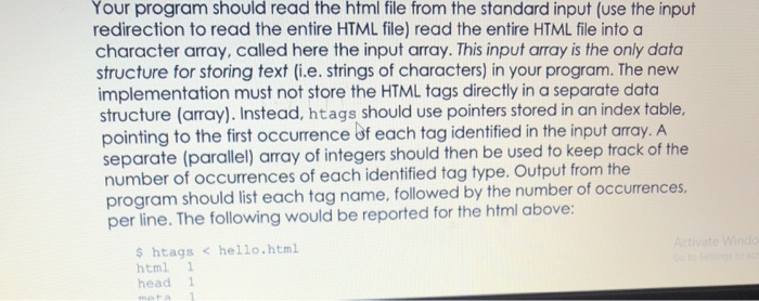 Solved use c programming and the attached html files to test | Chegg.com