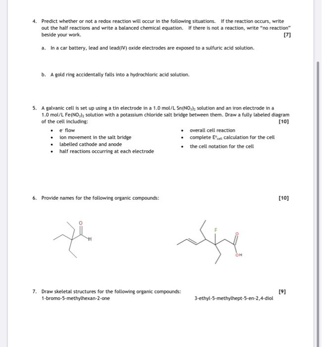 solved-6-the-following-two-half-reactions-are-involved-in-a-chegg