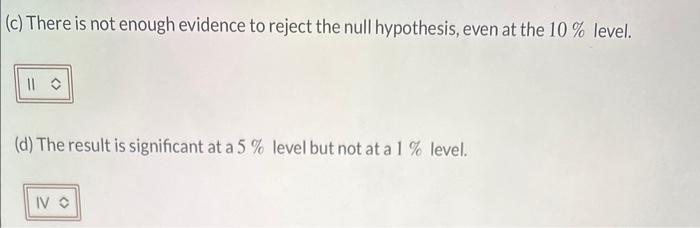 strong evidence against the null hypothesis