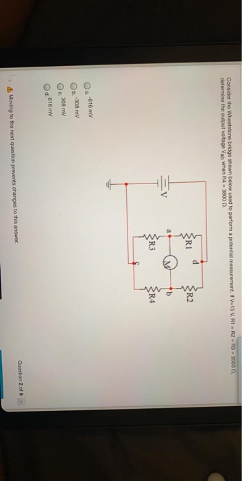 Solved Consider the Wheatstone bridge shown below used to | Chegg.com