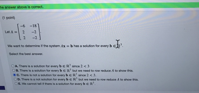 Solved Why is this the answer and not D? Where do the 2 and | Chegg.com