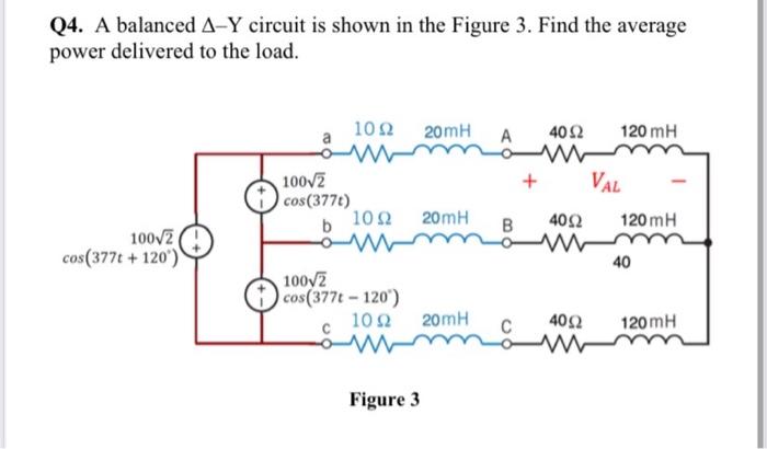 Solved Q1. A three-phase system has a line-to-line voltage | Chegg.com