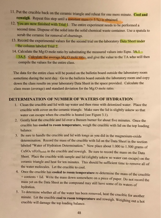 Solved REF: Experiment 3A in the Lab Manual Part 1 Write a | Chegg.com