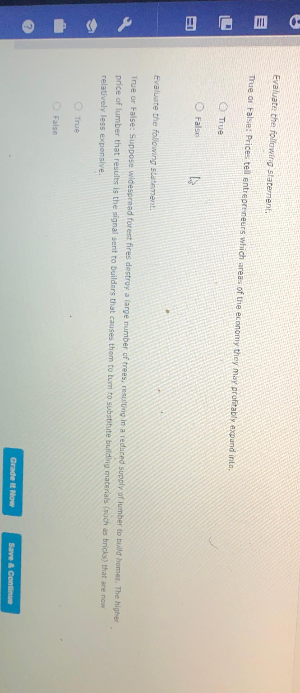 Solved Evaluate the following statement.True or False: | Chegg.com