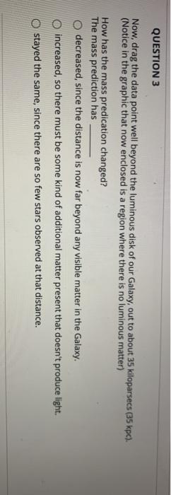 Solved QUESTION 2 Now drag the data point to the edge of the | Chegg.com