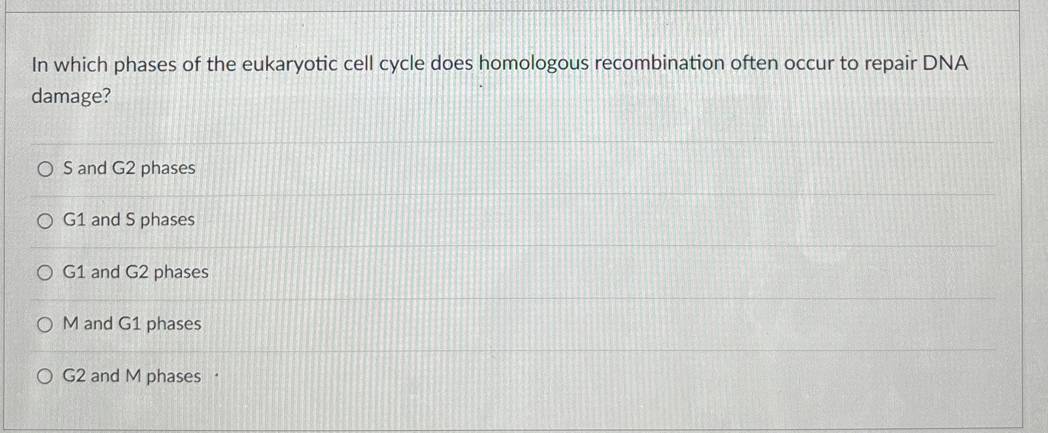 Solved In which phases of the eukaryotic cell cycle does | Chegg.com