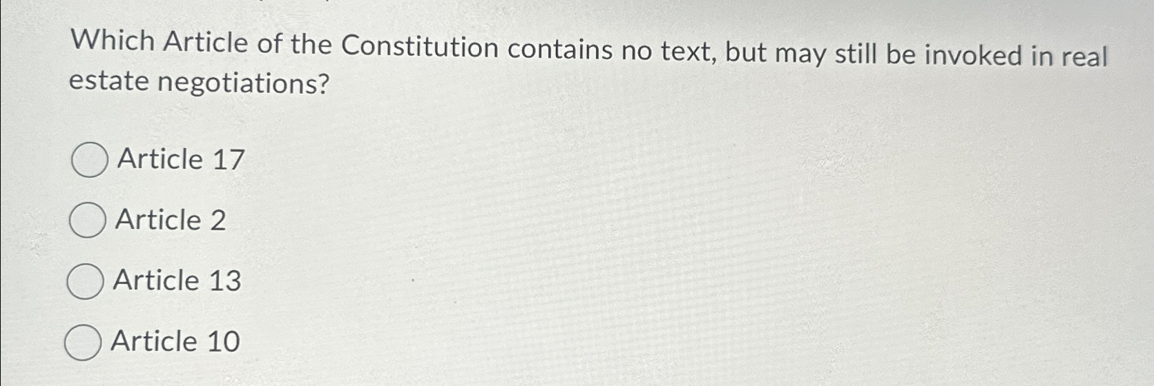 which article of the constitution is no longer useable quizlet