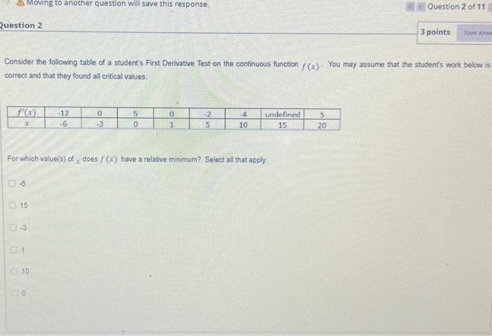 Solved Consider the following table of a student's First | Chegg.com