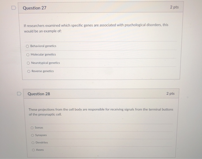 Solved 2 pts Question 23 Which part of the brain is | Chegg.com