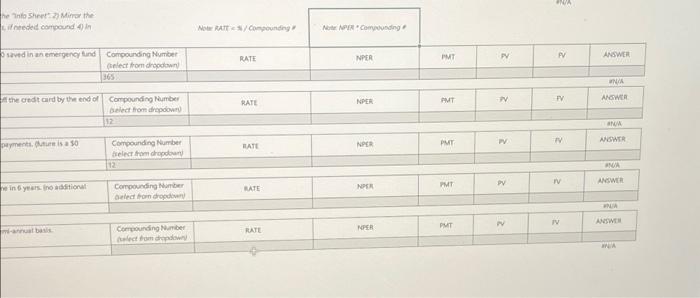 Solved the "ANSWER' cell show ws your TVM calculation. None | Chegg.com