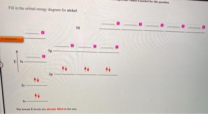 Solved Fill in the orbital energy diagram for silicon. 3p 3s | Chegg.com