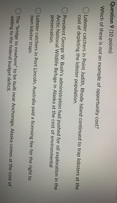 Solved Question 7 10 Points Saved When The Private Market Chegg