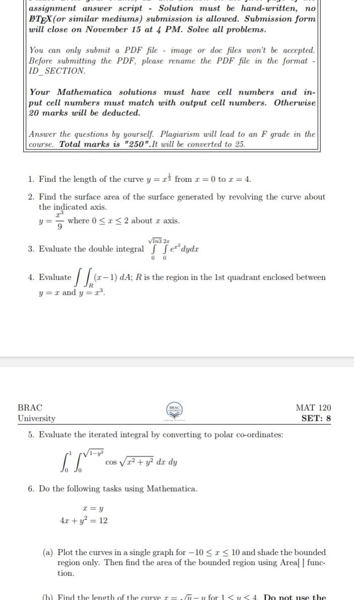 assignment answer script