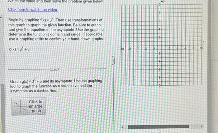 Begin By Graphing Fx3x Then Use Transformations 7890