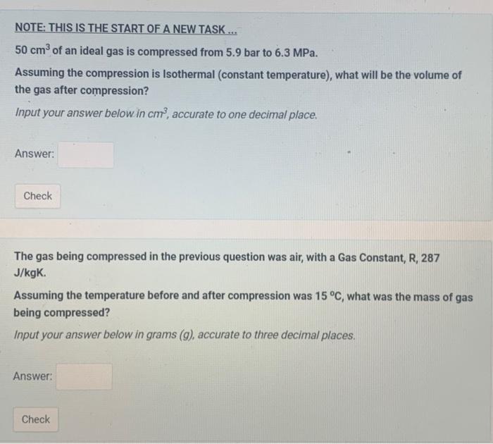 Solved Gas Laws Questions | Chegg.com